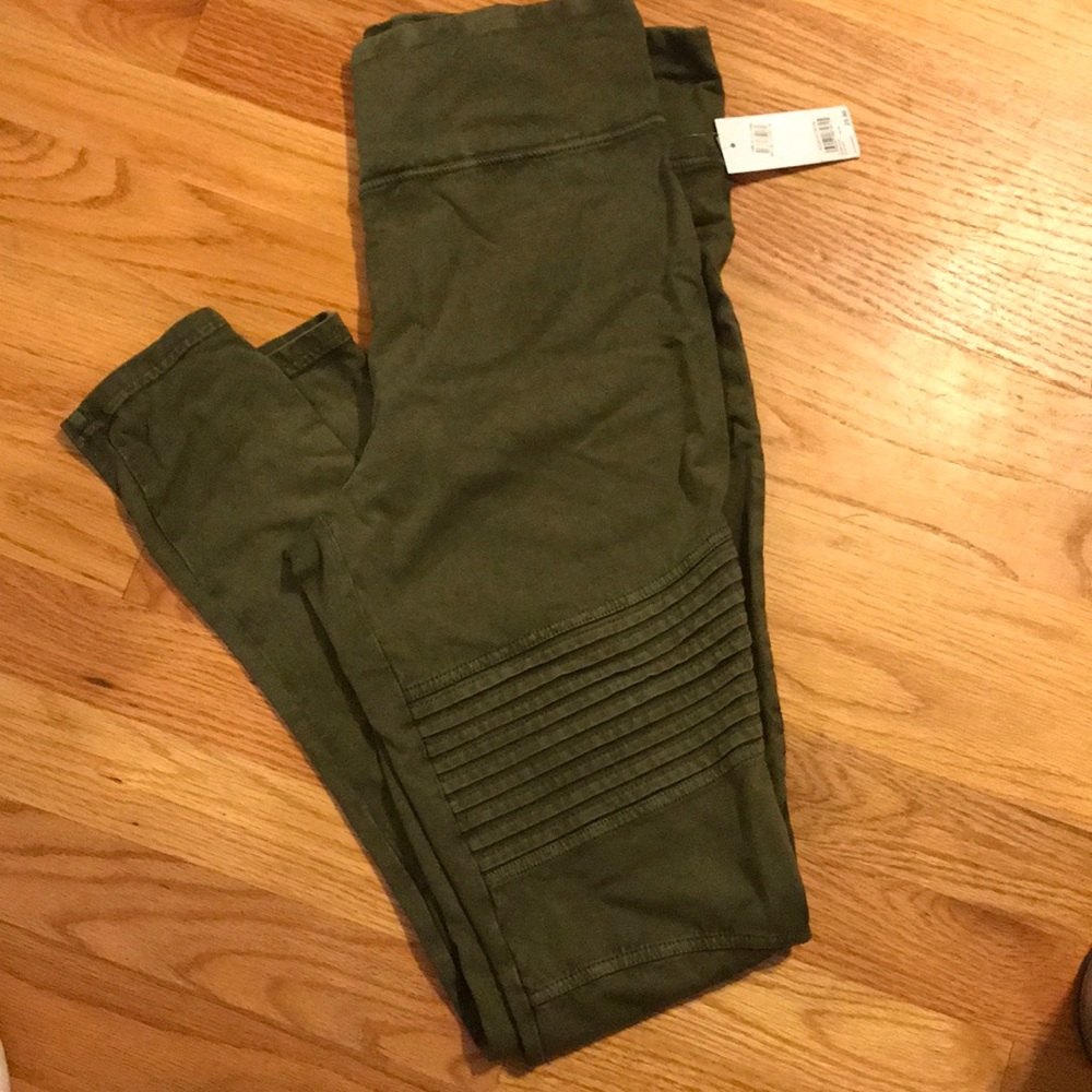 BP washed moto leggings